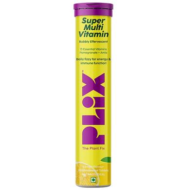 Plix Super Multi Vitamin Bubbly Effervescent Tablet Lemon
