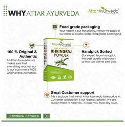 Attar Ayurveda Pure and Natural Bhringraj Leave Powder