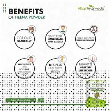 Attar Ayurveda Pure and Natural Henna Powder