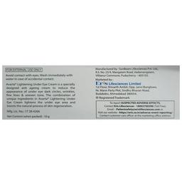 Avarta Lightening Under Eye Cream | For Collagen Boost & Eye Care
