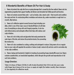 Aruba Essentials Combo Pack of Bharmi Amla 200ml & Neem Herbal Hair Oil 10ml