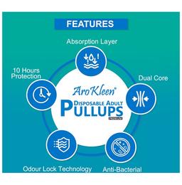 Arokleen Disposable Adult Pullups Diaper (10 Each) XL