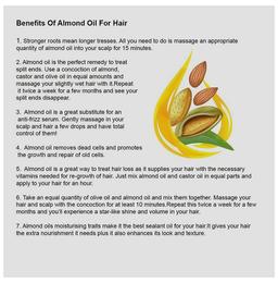 Aruba Essentials Combo Pack of Castor Oil & Almond Oil (200ml Each)
