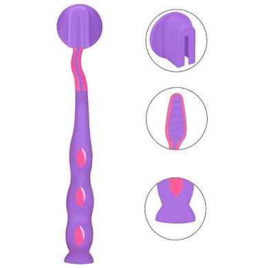 Aquawhite Jiggle Wiggle Toothbrush Purple Shimmer and Shine