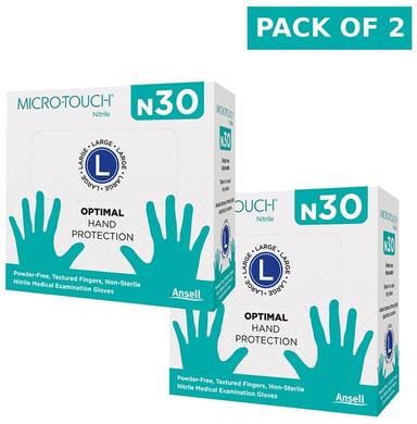 Ansell Micro-Touch N30 Nitrile Gloves (30 Each) Large