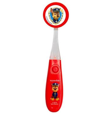 Aquawhite Paw Patrol Flashhh Toothbrush with Hygiene Cup Red