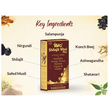 AVG Shilajit Vital Plus Tonic