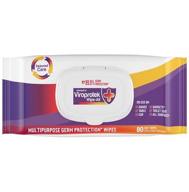 Asianpaints Viroprotek Wipe-All (80 Each)