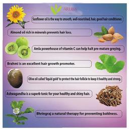 Aruba Essentials Combo Pack of Maha Bhringraj Ashwagandha Herbal Hair Oil & Black Cumin Seed Oil