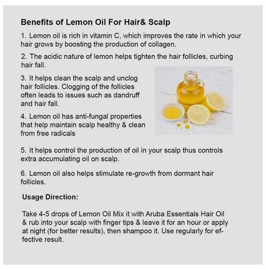 Aruba Essentials Combo Pack of Maha Bhringraj - Ashwagandha & Lemon Herbal Hair Oil
