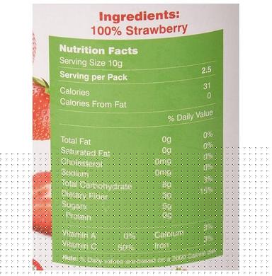 Aum Fresh Freeze Dried Strawberry