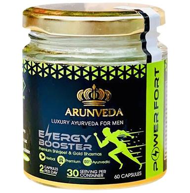 Arunveda Power Fort Energy Booster Capsule for Men (60 Each)