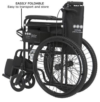 Antara Wheel Assist Pro Wheelchair Black