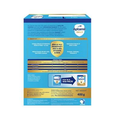 Aptamil Gold Stage 1 Infant Formula with Prebiotic | Powder for Babies up to 6 Months
