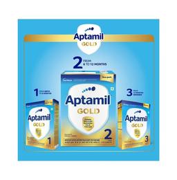 Aptamil Gold Stage 2 Follow up Formula with DHA, ARA & Folic Acid | Powder for Babies from 6 to 12 Months