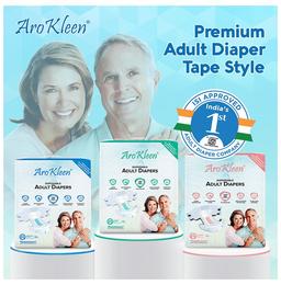 Arokleen Disposable Adult Diaper (10 Each) Medium